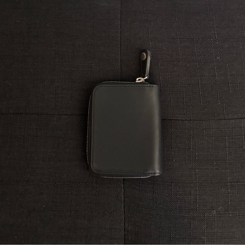 Coach Coin pouch unisex  Black Leather - Picture 4 of 7